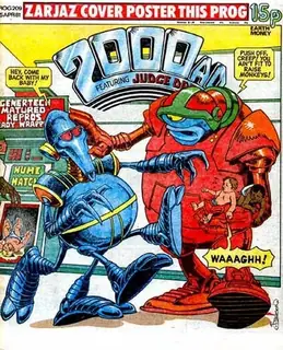 Cover of 2000 AD #209