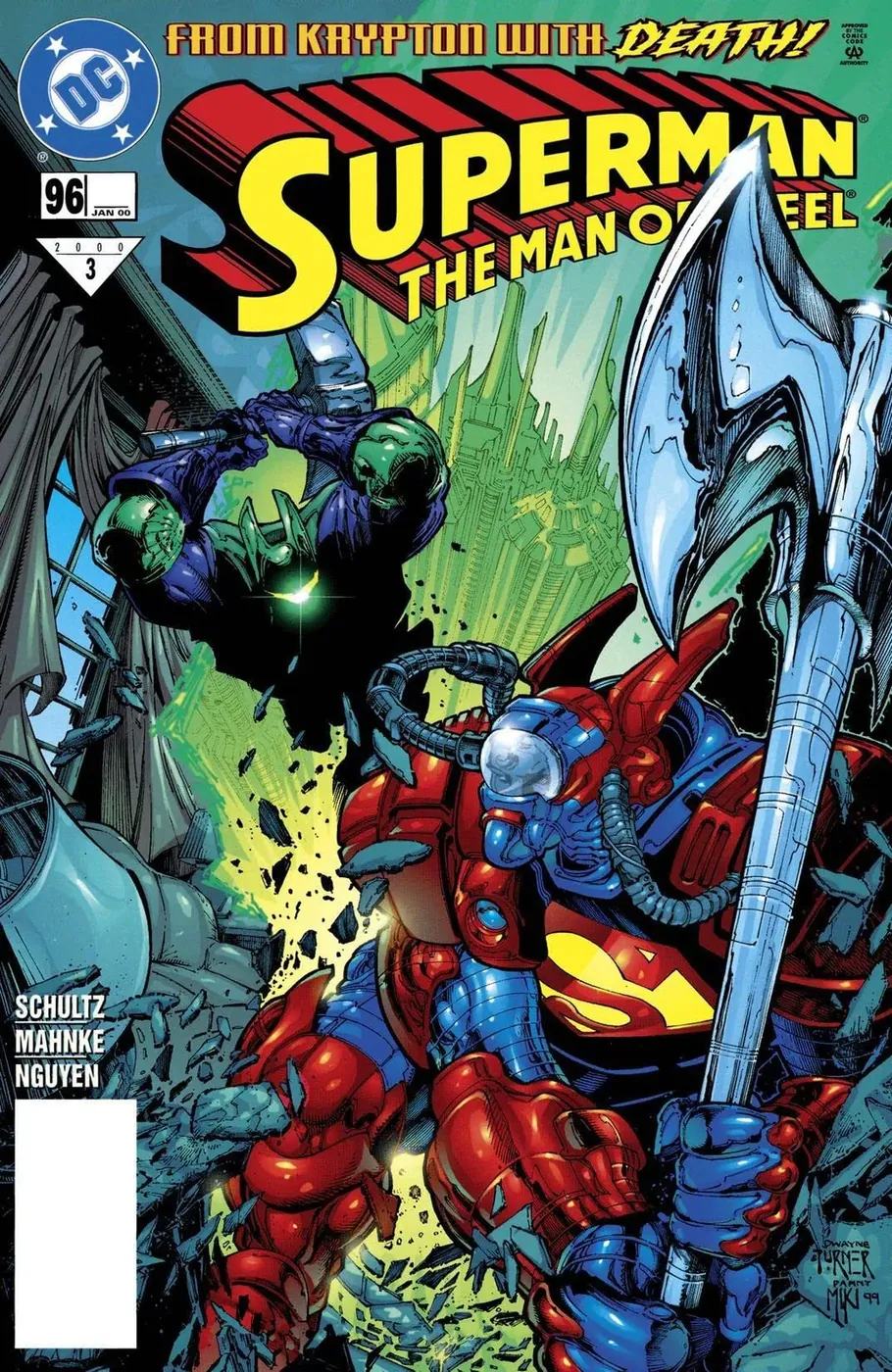 Cover of Superman: The Man of Steel #96