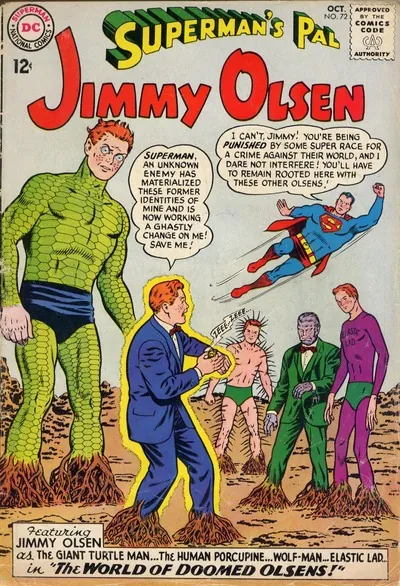 Cover of Superman's Pal, Jimmy Olsen #72