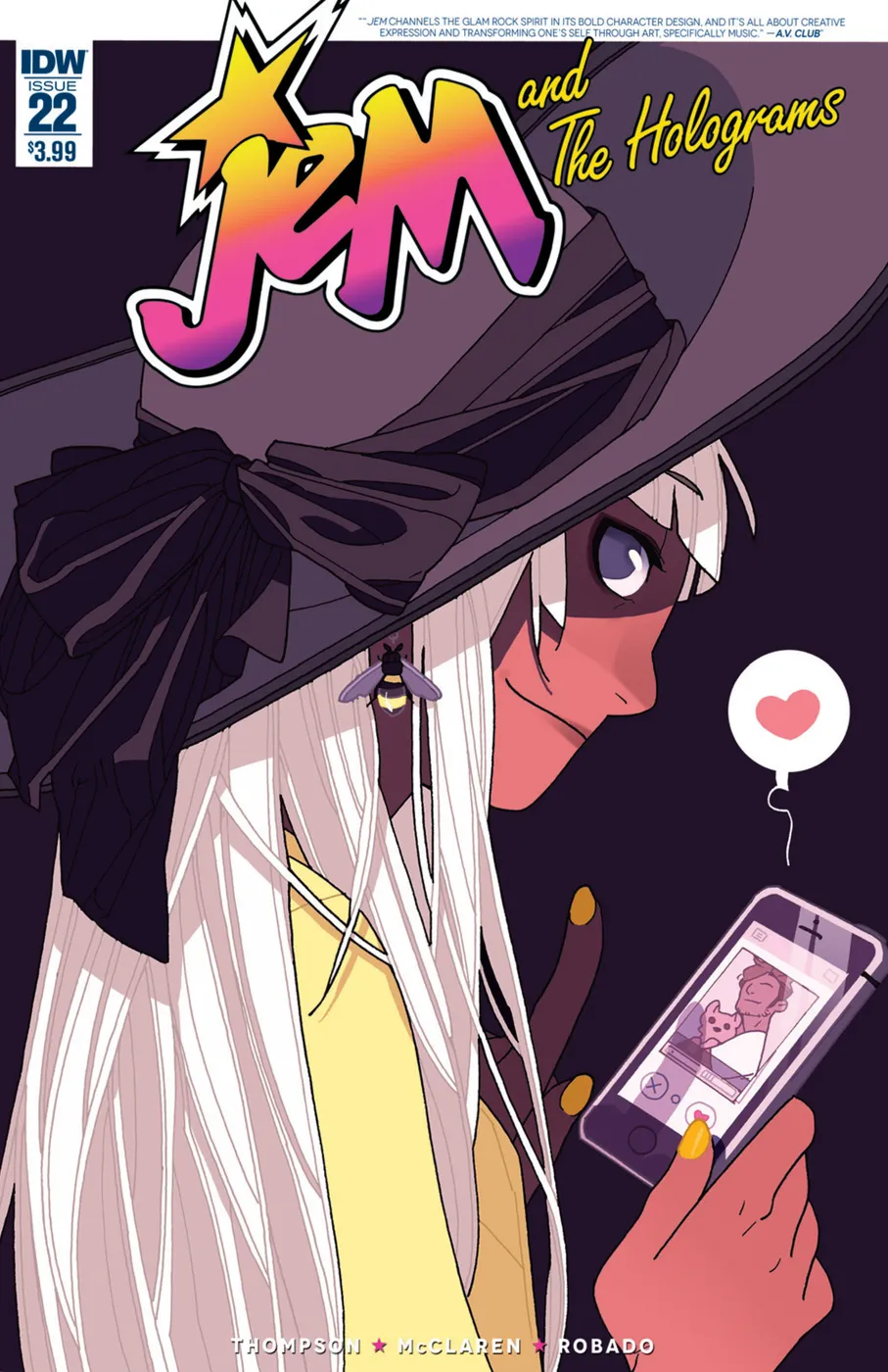 Cover of Jem and the Holograms #22