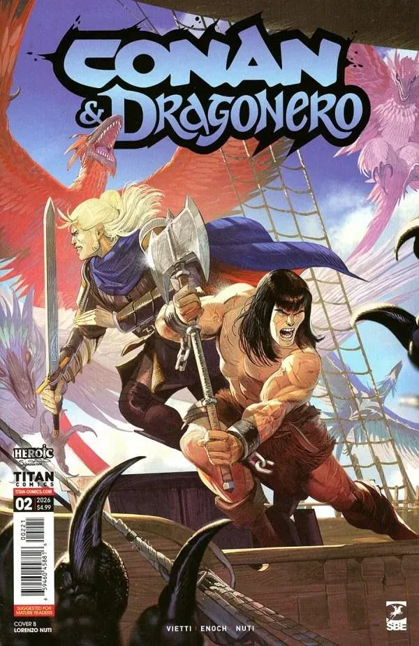 Cover of Conan & Dragonero #2