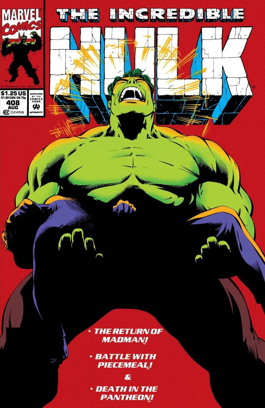 Cover of The Incredible Hulk #408