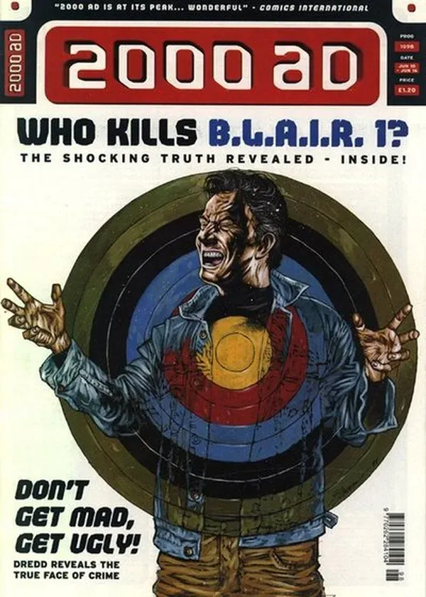 Cover of 2000 AD #1098
