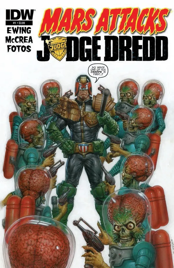 Cover of Mars Attacks Judge Dredd #1