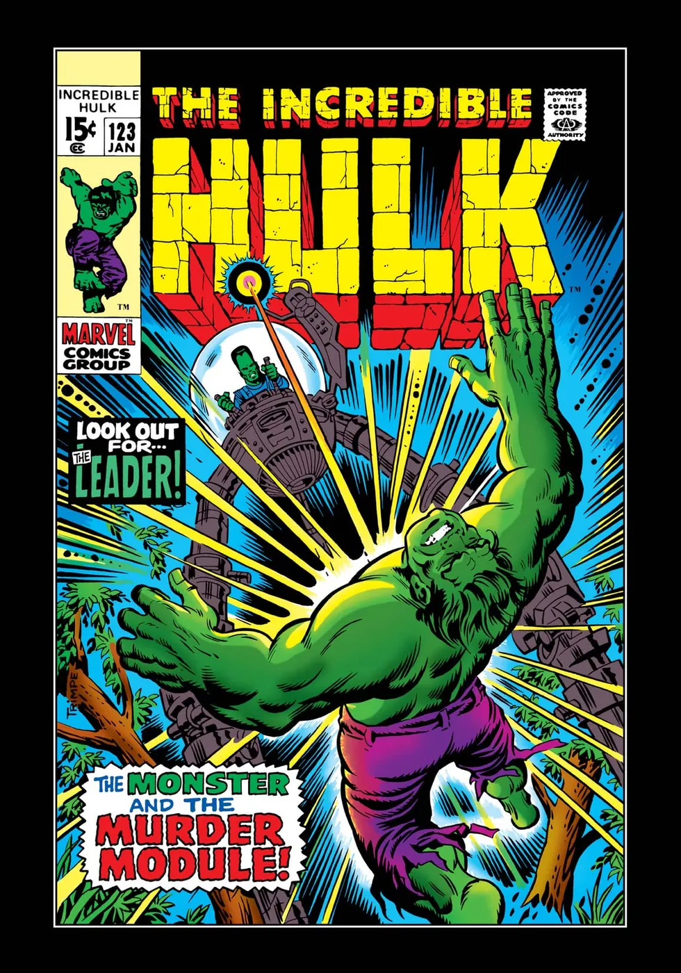 Cover of The Incredible Hulk #123