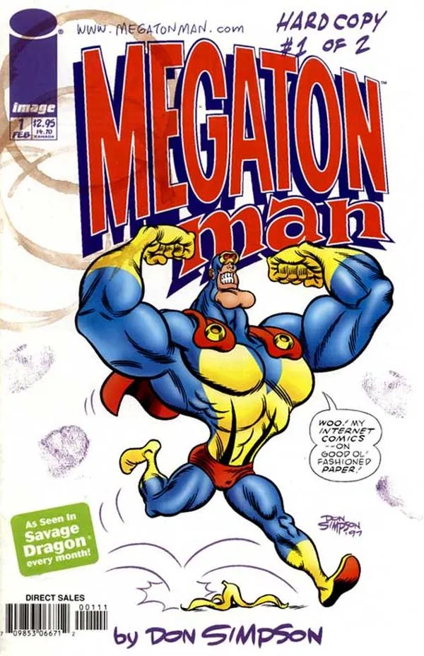 Cover of Megaton Man: Hardcopy #1