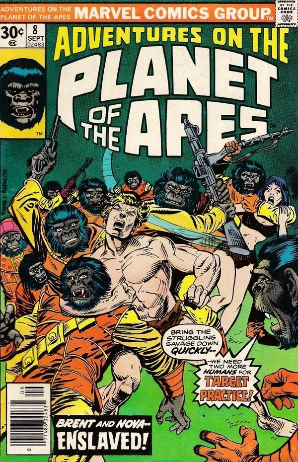 Cover of Adventures on the Planet of the Apes #8