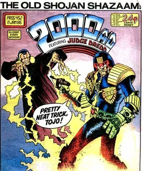 Cover of 2000 AD #452