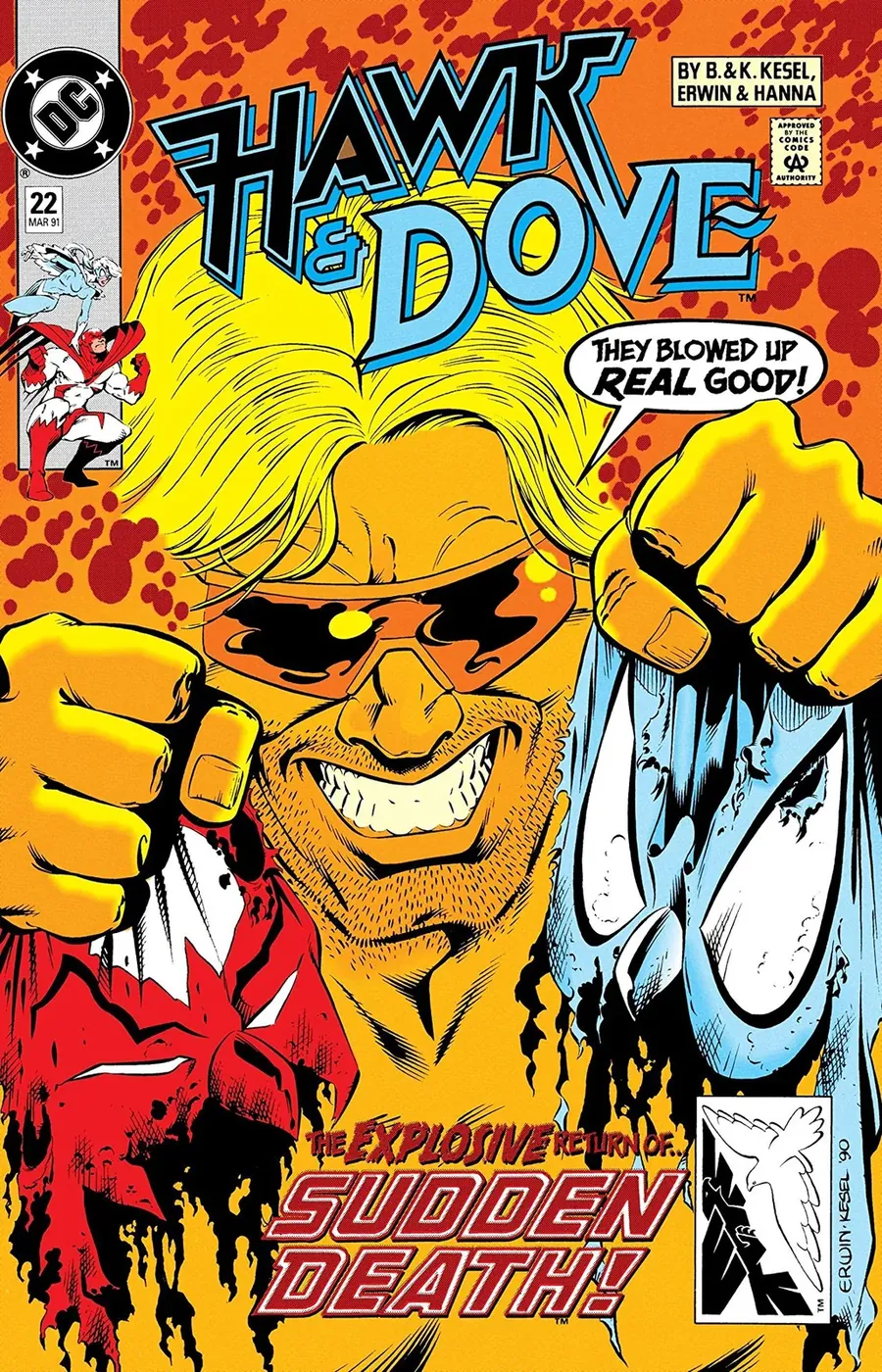 Cover of Hawk and Dove #22