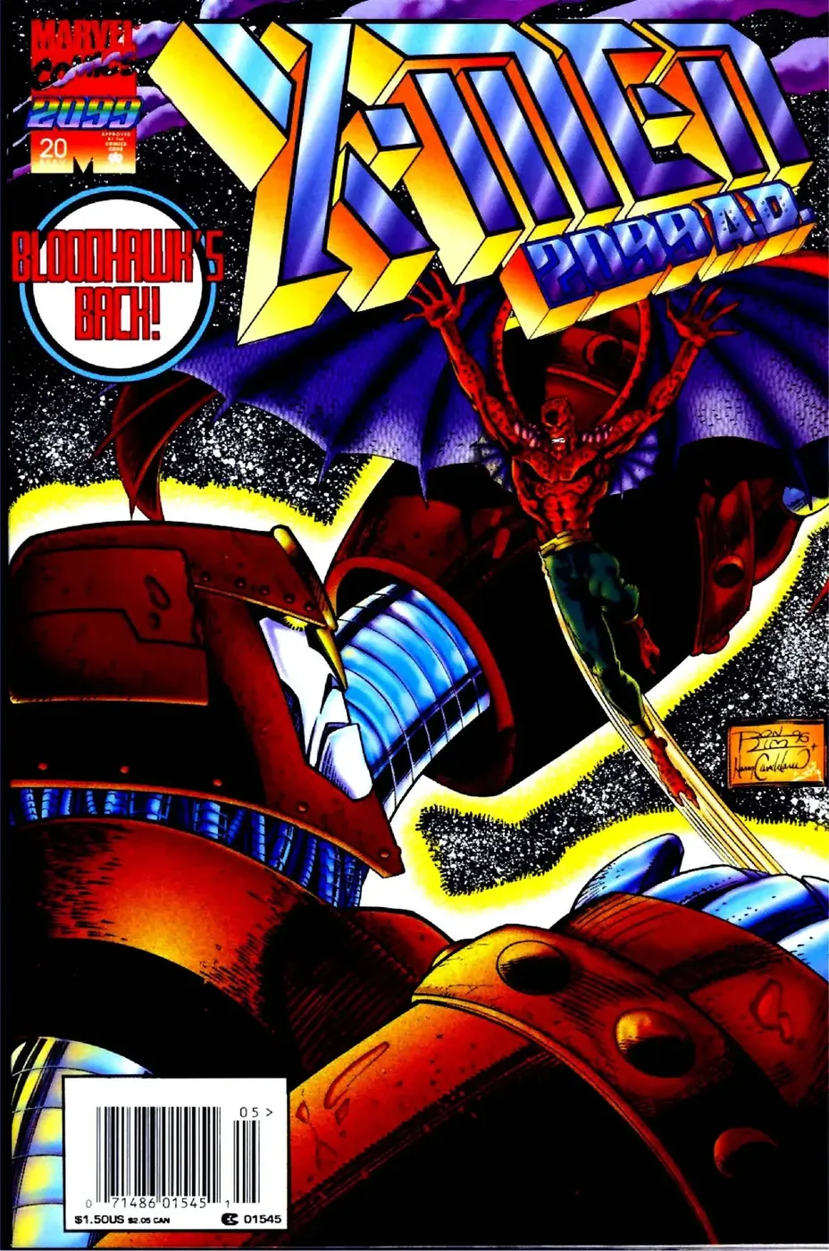 Cover of X-Men 2099 #20