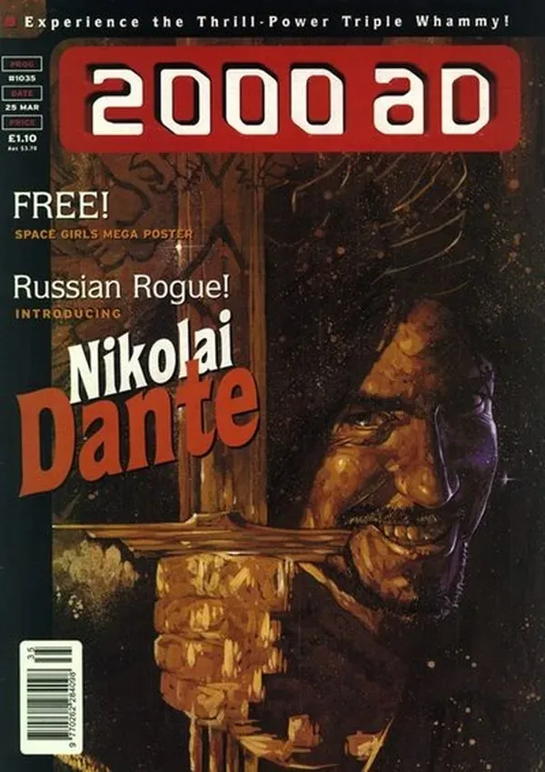 Cover of 2000 AD #1035