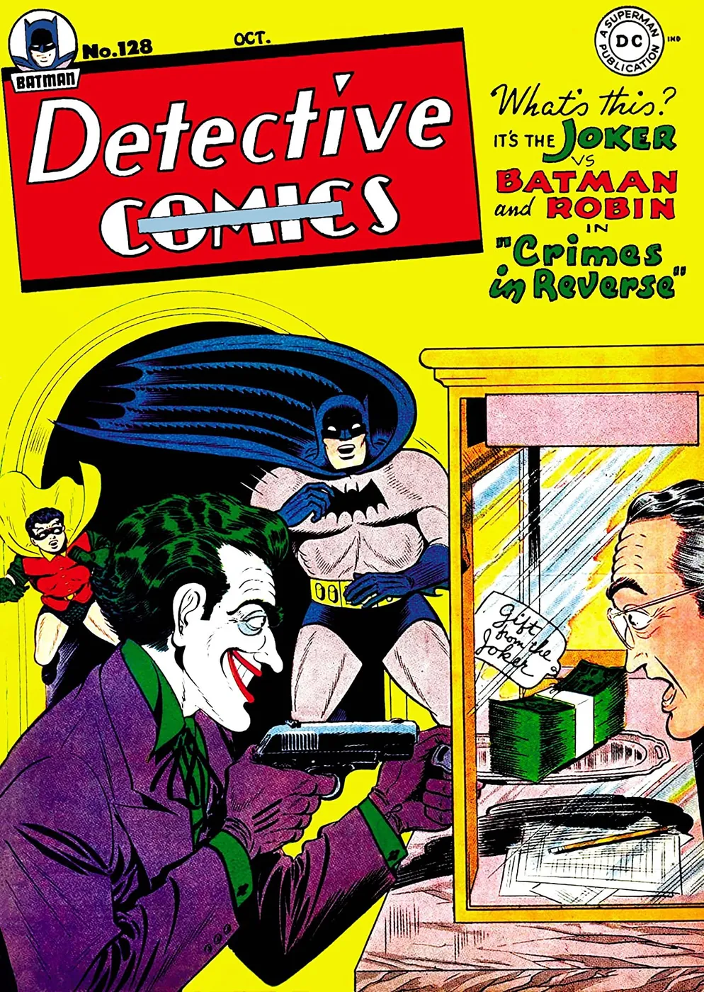 Cover of Detective Comics #128