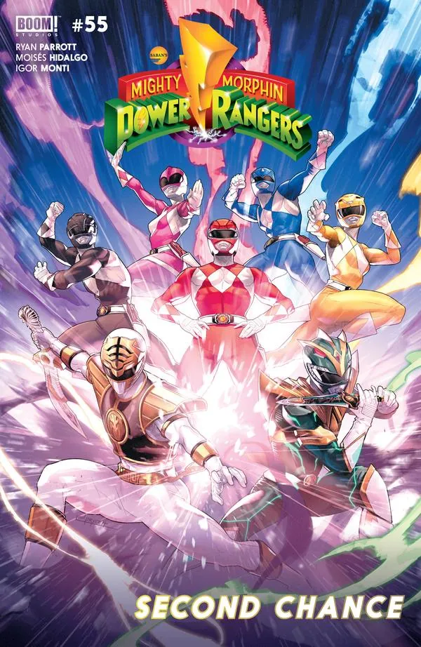 Cover of Mighty Morphin Power Rangers #55