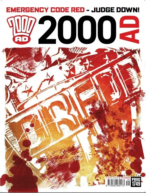 Cover of 2000 AD #1749