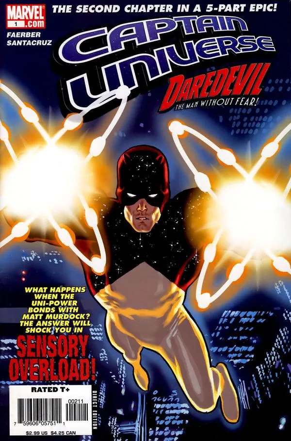 Cover of Captain Universe / Daredevil #1