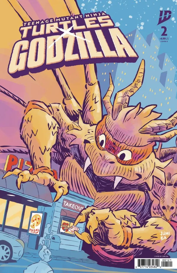 Cover of Teenage Mutant Ninja Turtles [TMNT] x Godzilla #2