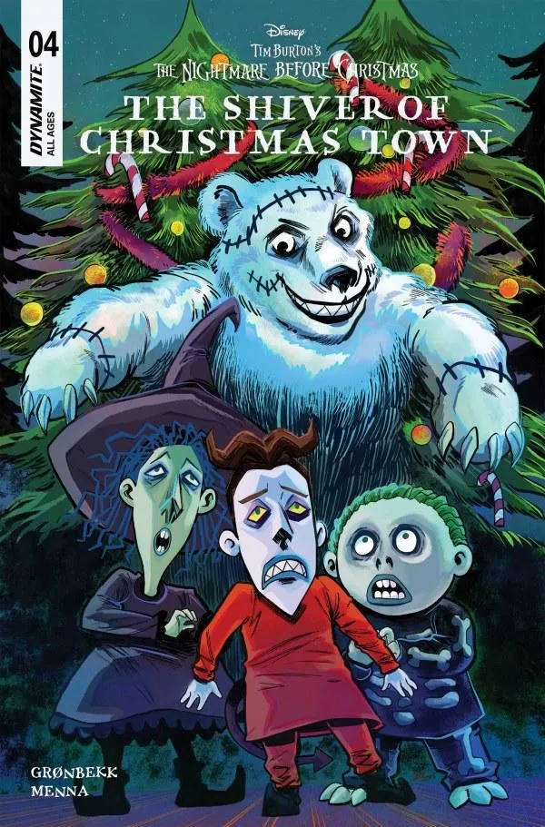 Cover of Tim Burton's the Nightmare Before Christmas: The Shiver of Christmas Town #4