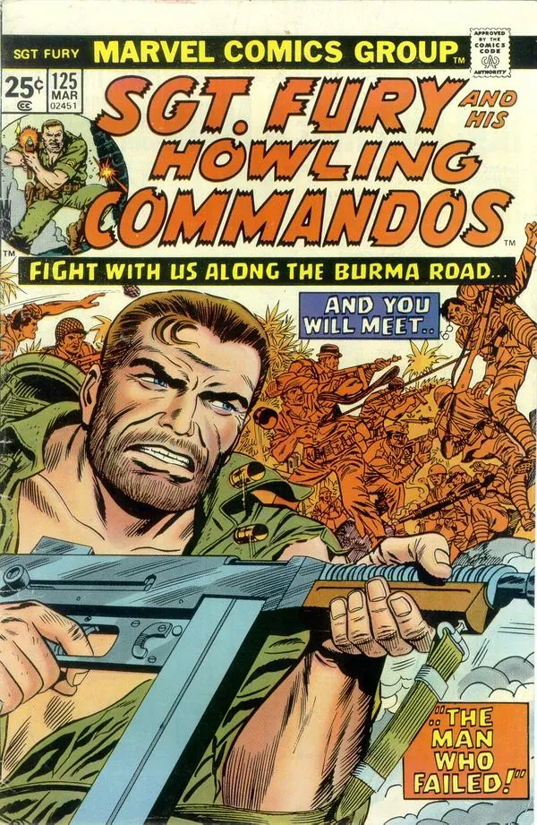 Cover of Sgt. Fury and His Howling Commandos #125