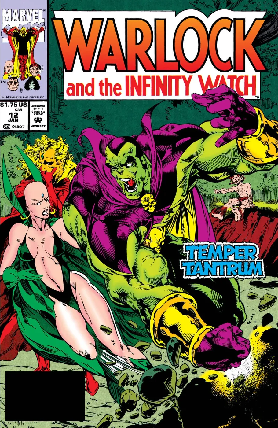 Cover of Warlock and the Infinity Watch #12
