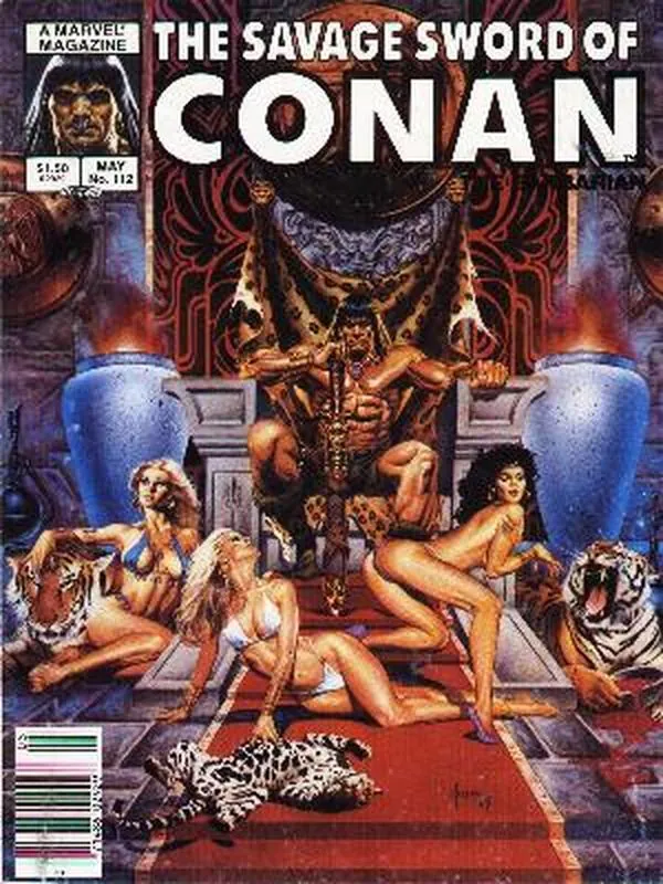 Cover of The Savage Sword of Conan #112