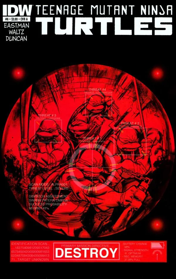 Cover of Teenage Mutant Ninja Turtles #6