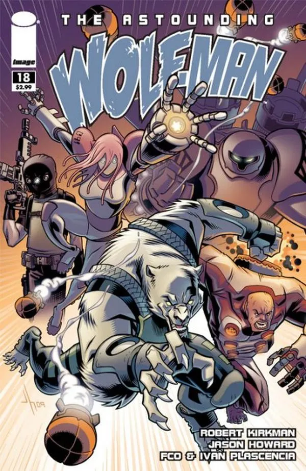 Cover of The Astounding Wolf-Man #18