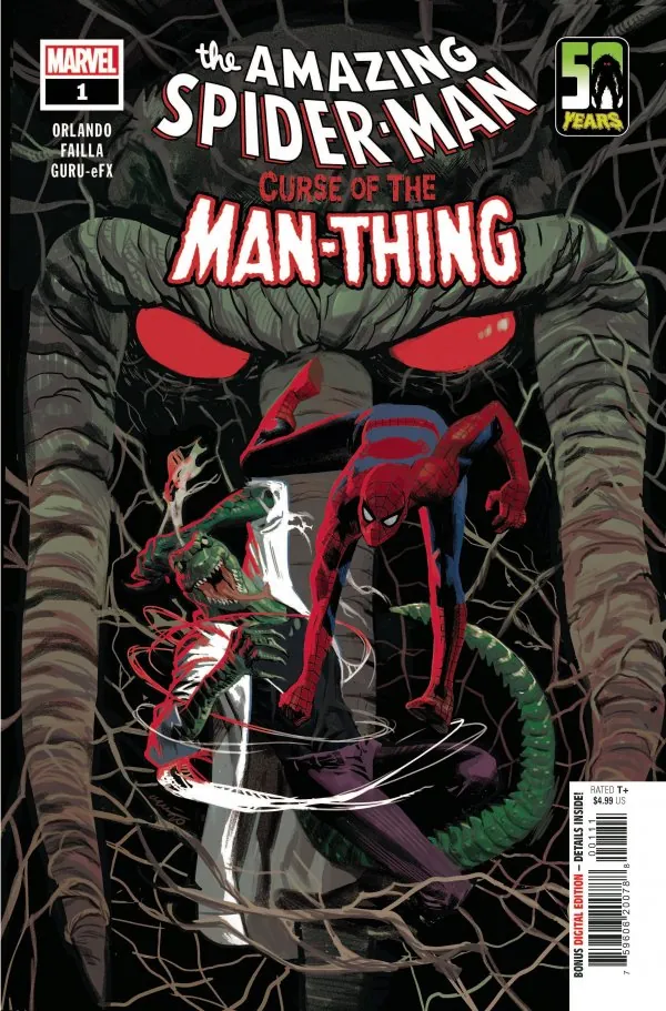 Cover of Spider-Man: Curse of the Man-Thing #1