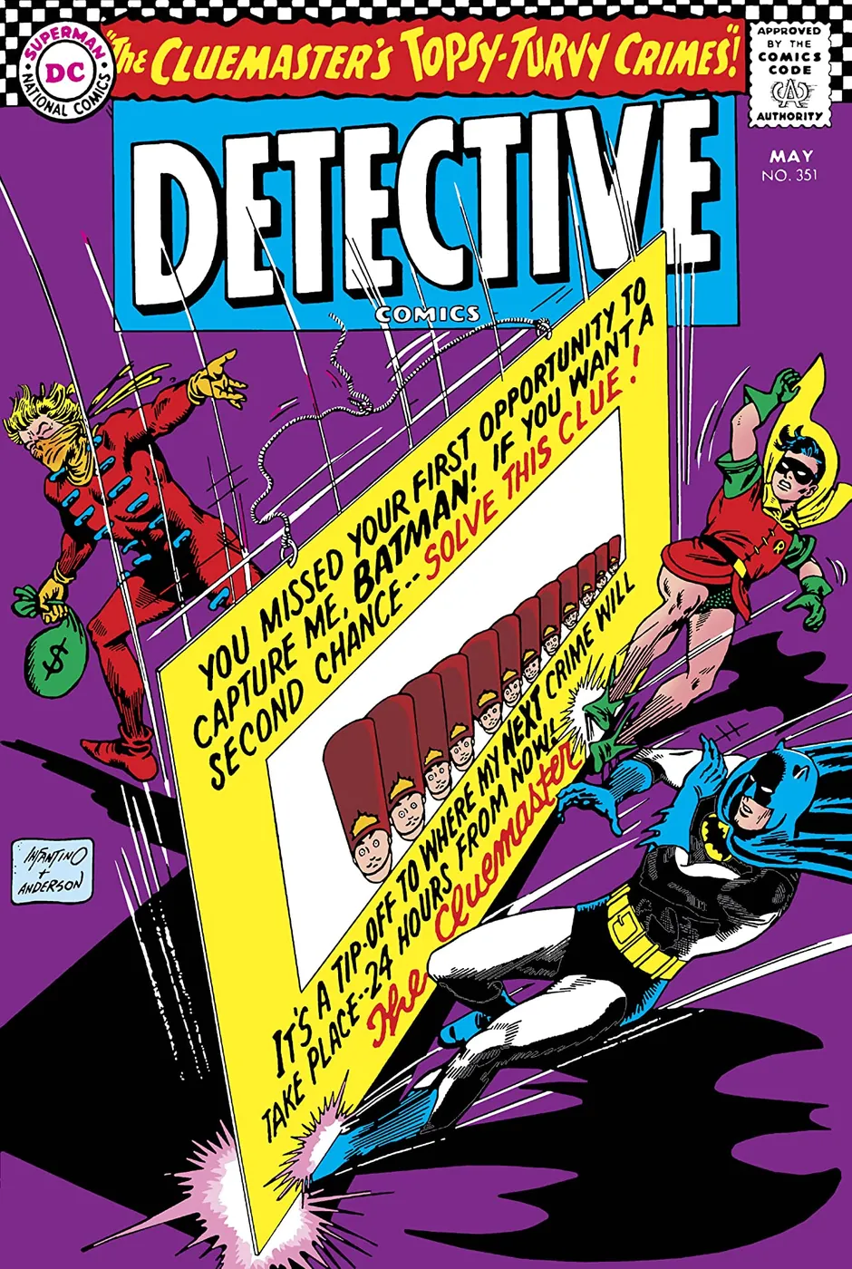 Cover of Detective Comics #351