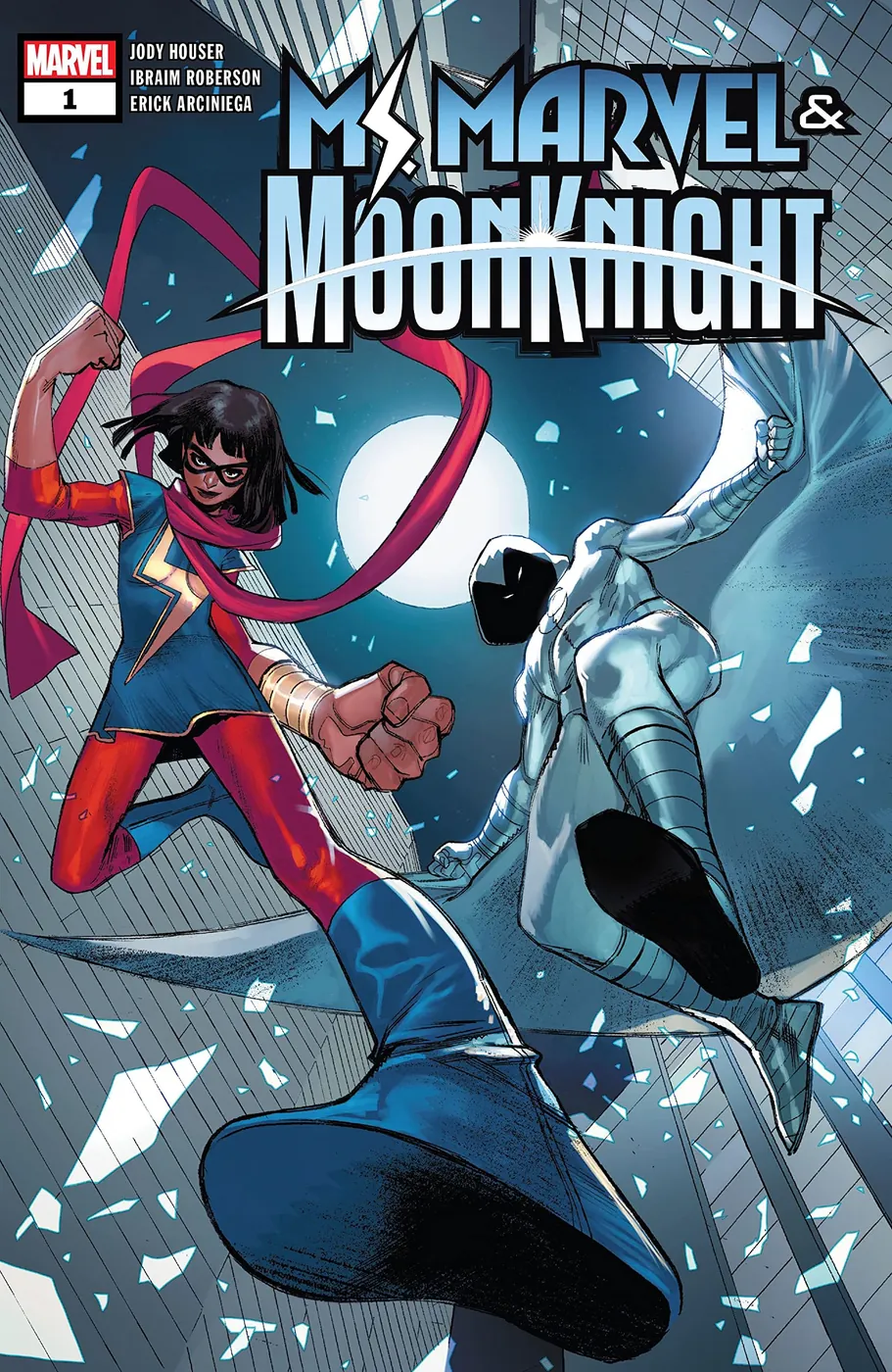 Cover of Ms. Marvel & Moon Knight #1