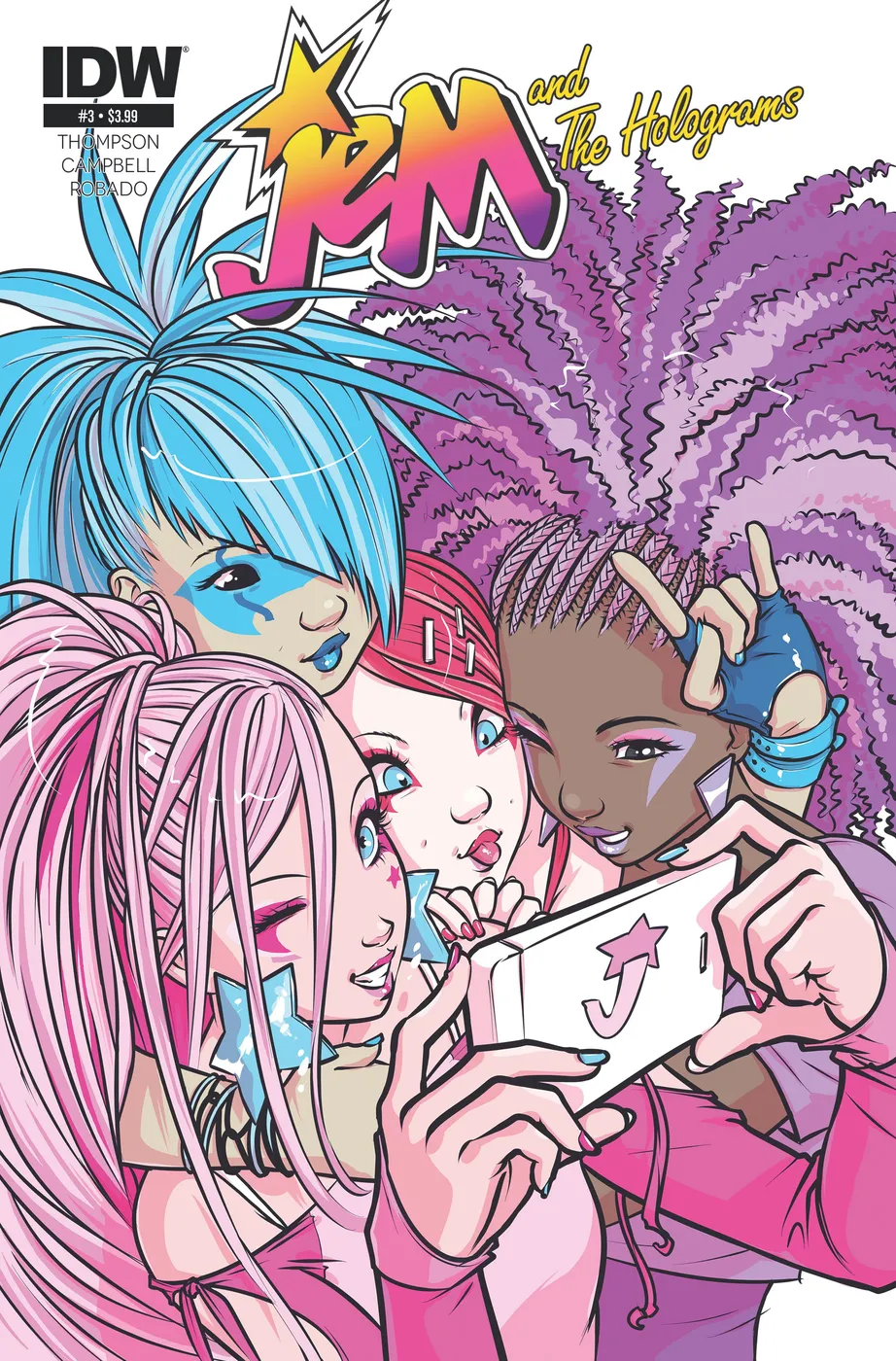 Cover of Jem and the Holograms #3