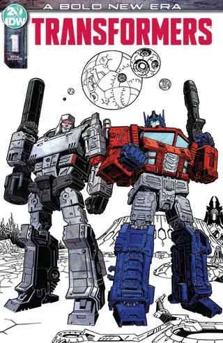 Cover of Transformers #1