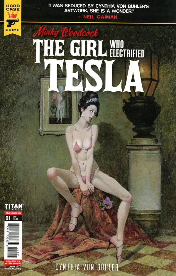 Cover of Minky Woodcock: The Girl Who Electrified Tesla #1