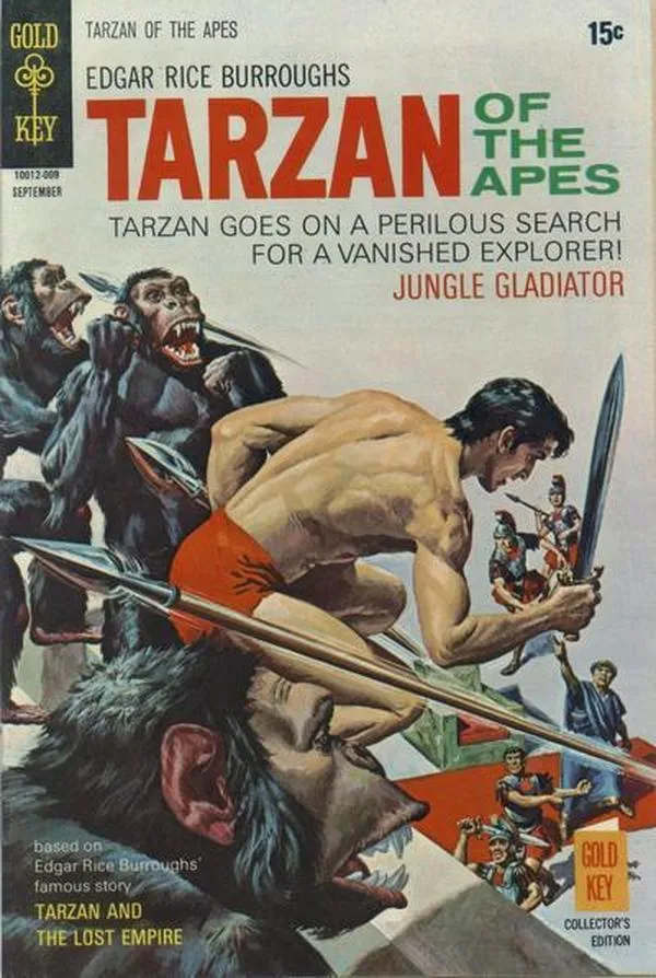 Cover of Edgar Rice Burroughs' Tarzan of the Apes #195