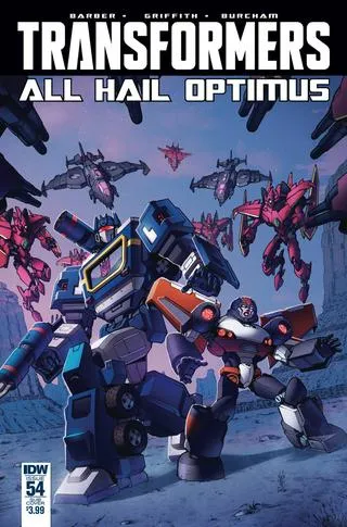 Cover of The Transformers #54