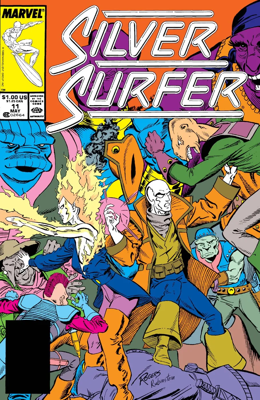 Cover of Silver Surfer #11