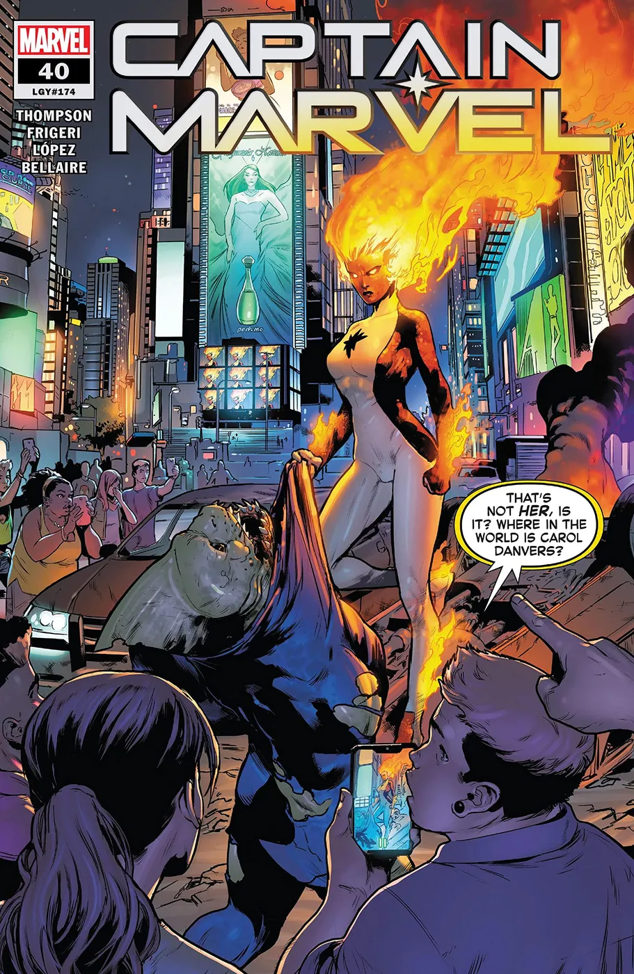 Cover of Captain Marvel #40 (174)