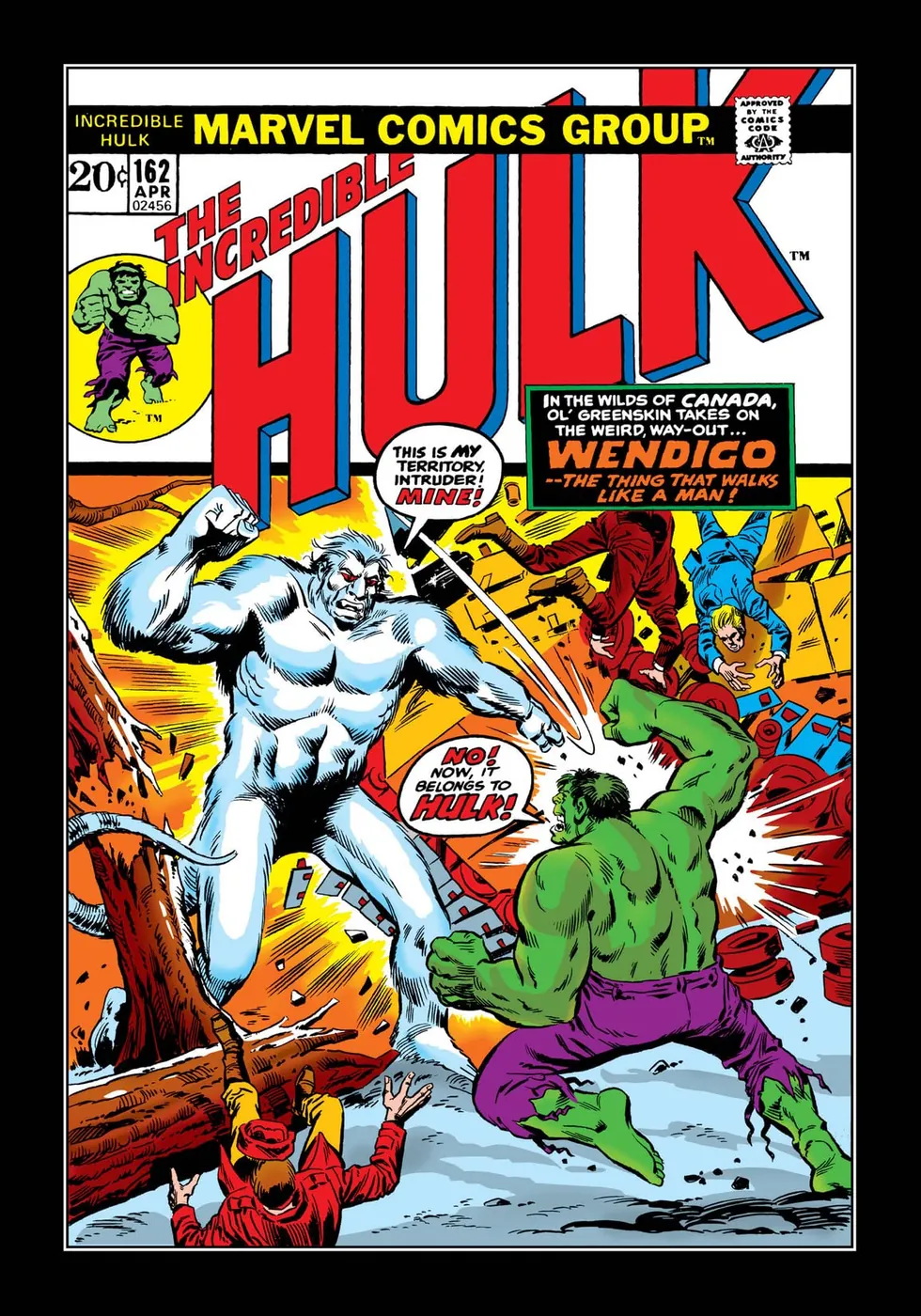 Cover of The Incredible Hulk #162