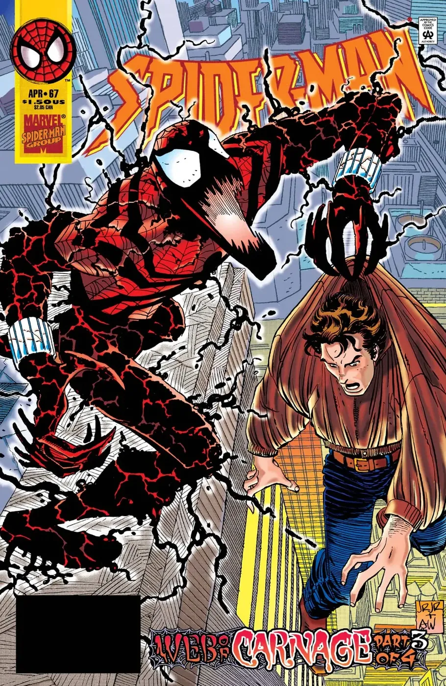 Cover of Spider-Man #67