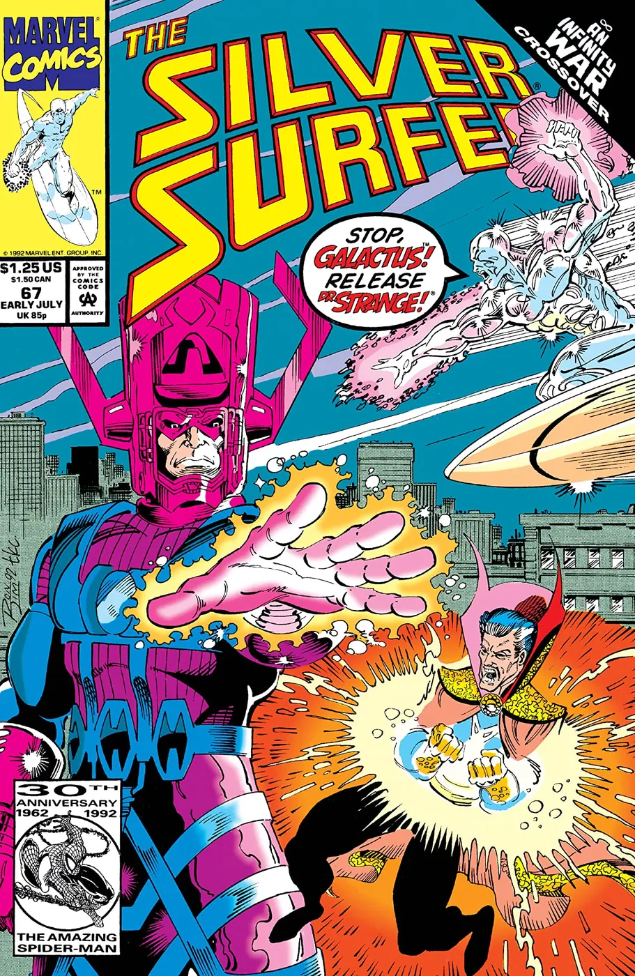Cover of Silver Surfer #67