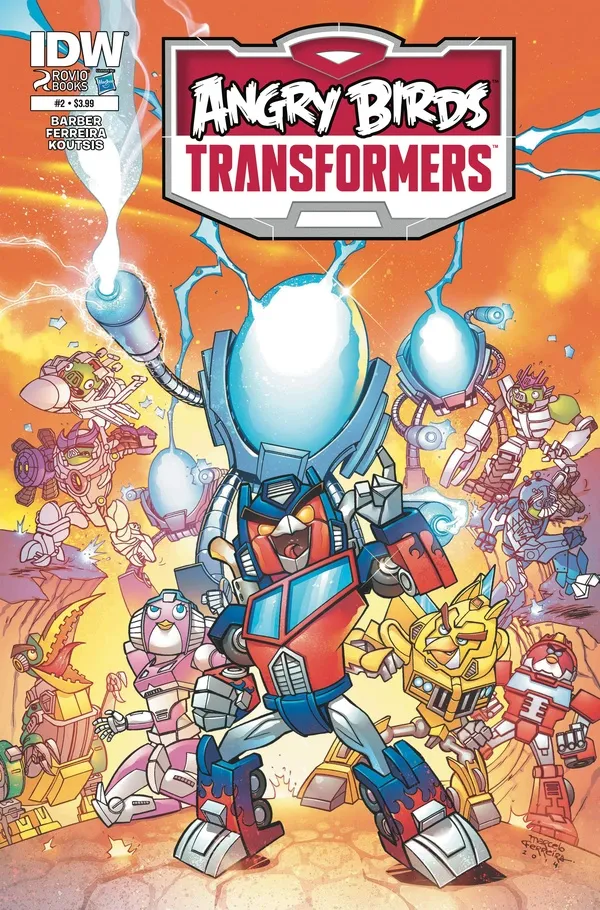 Cover of Angry Birds Transformers #2