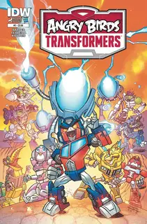 Cover of Angry Birds Transformers #2