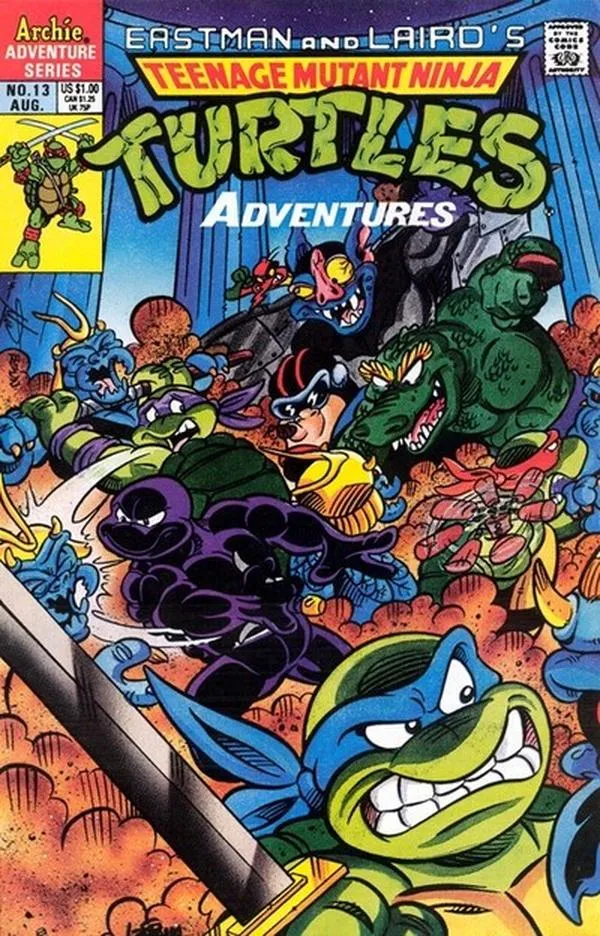 Cover of Teenage Mutant Ninja Turtles Adventures #13