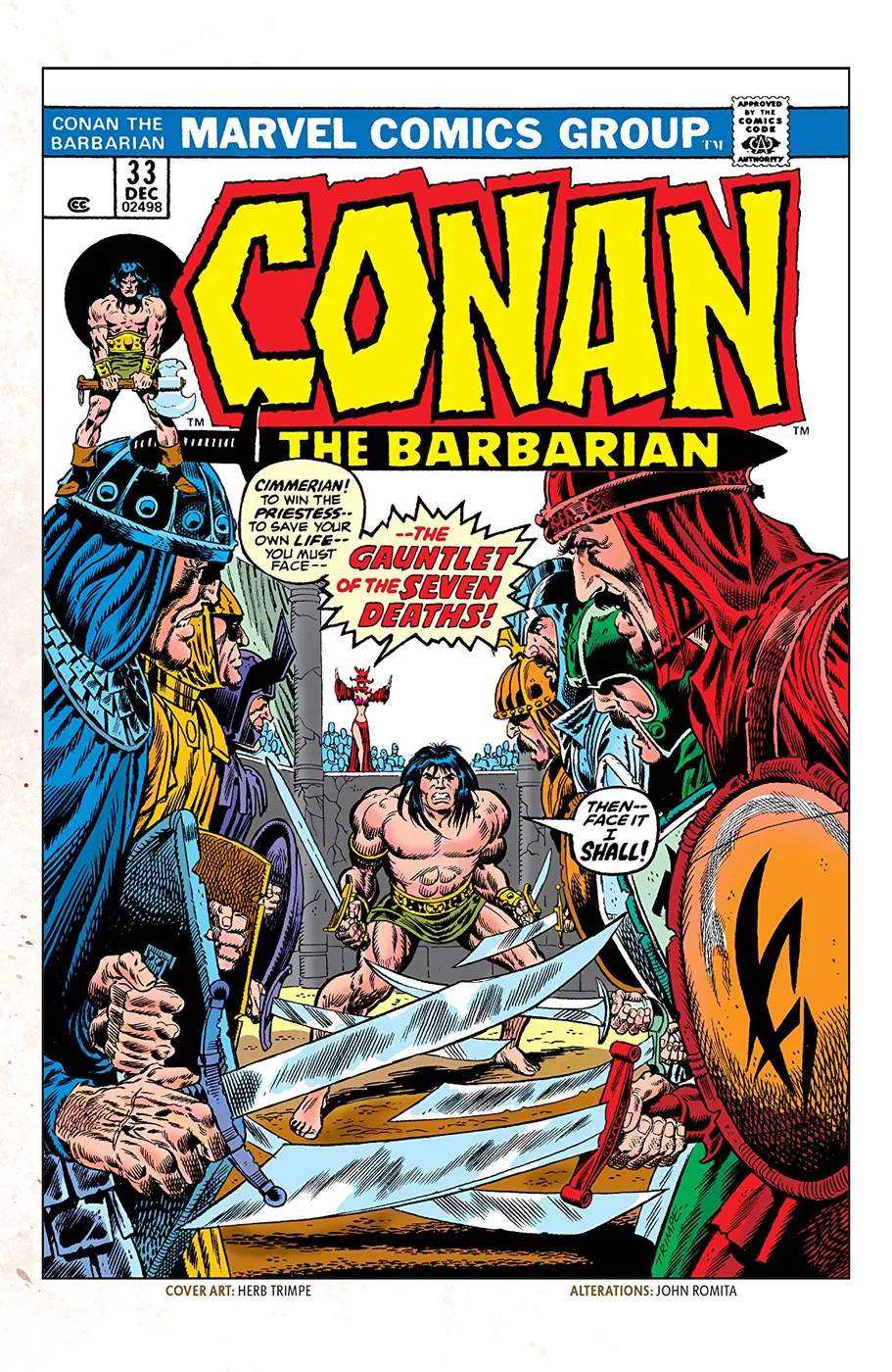 Cover of Conan the Barbarian #33