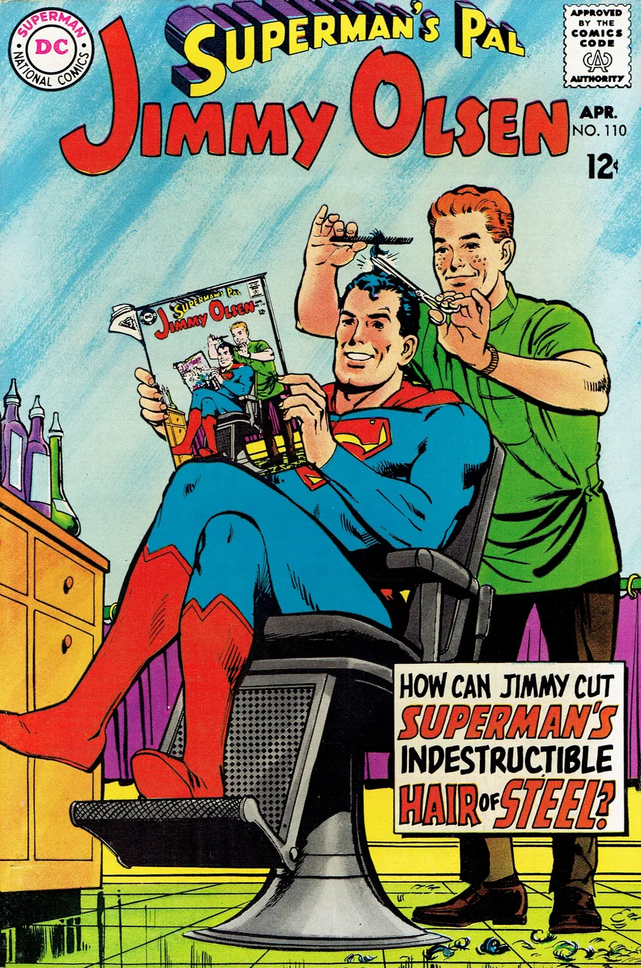 Cover of Superman's Pal, Jimmy Olsen #110
