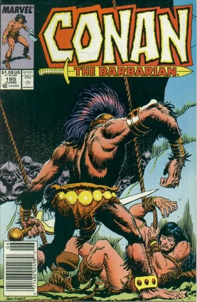 Cover of Conan the Barbarian #195