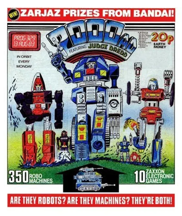 Cover of 2000 AD #329