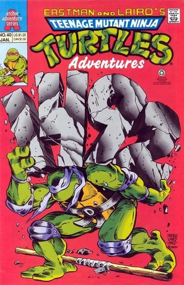 Cover of Teenage Mutant Ninja Turtles Adventures #40