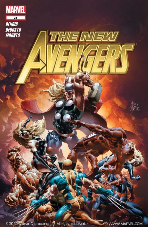 Cover of New Avengers #21