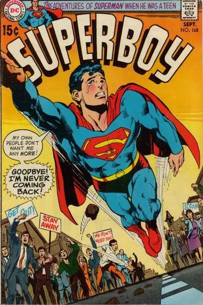 Cover of Superboy #168