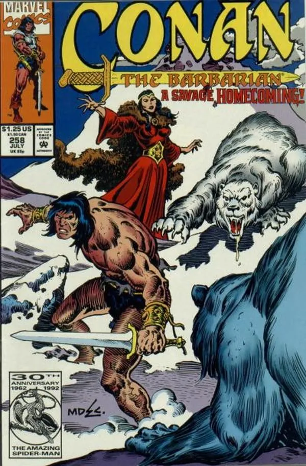 Cover of Conan the Barbarian #258